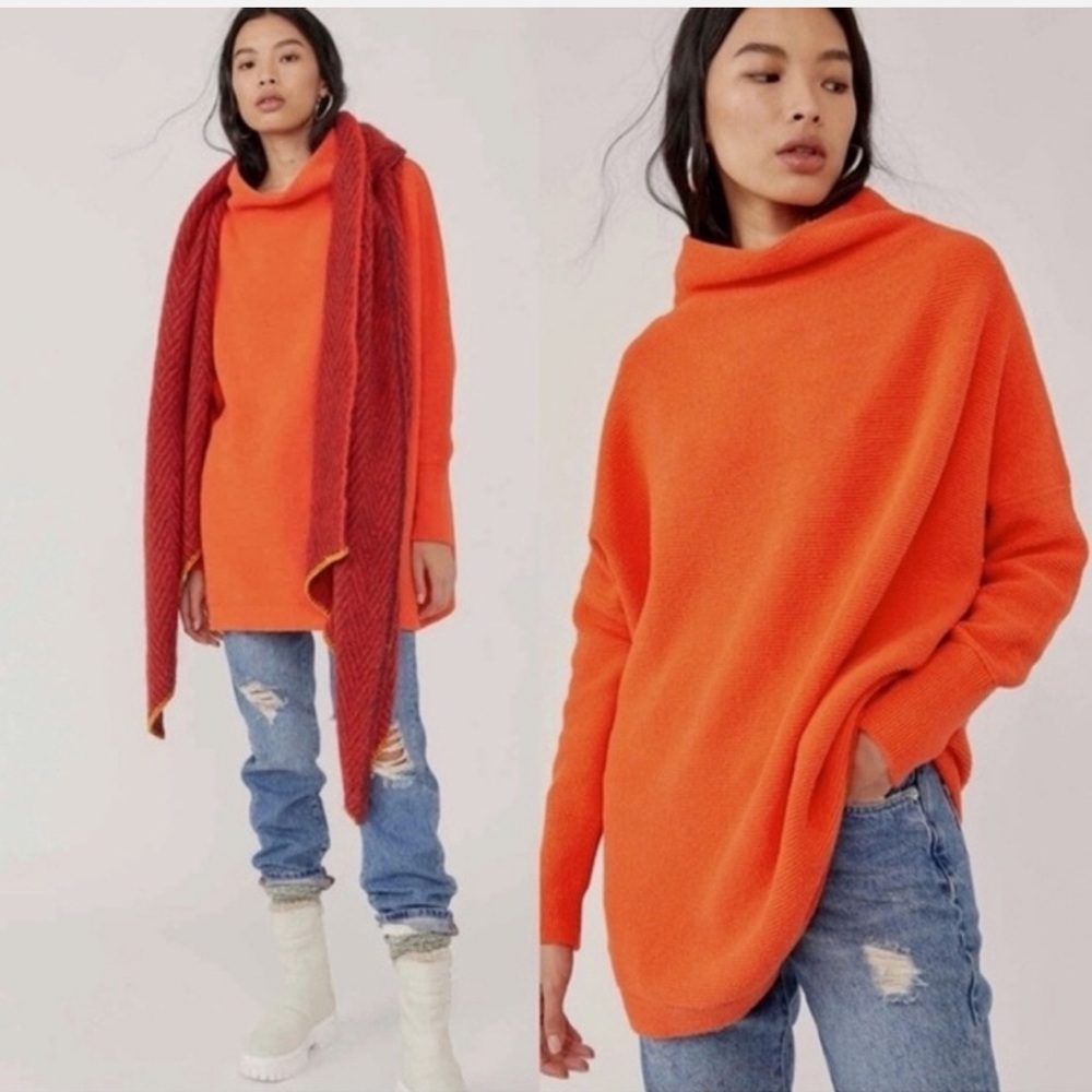 🆕 Free People
Ottoman Slouchy Tunic
Color Cherry Tomato
Womens Size XL - Picture 4 of 14